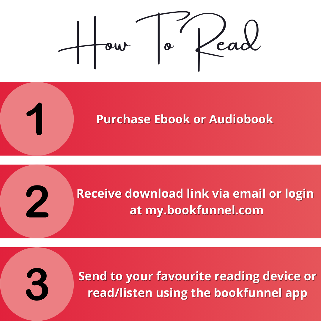 Easy guide from lesbian romance fiction author Ruby Scott on how to read your lesbian romance book or lesbian love story using BookFunnel in three simple steps