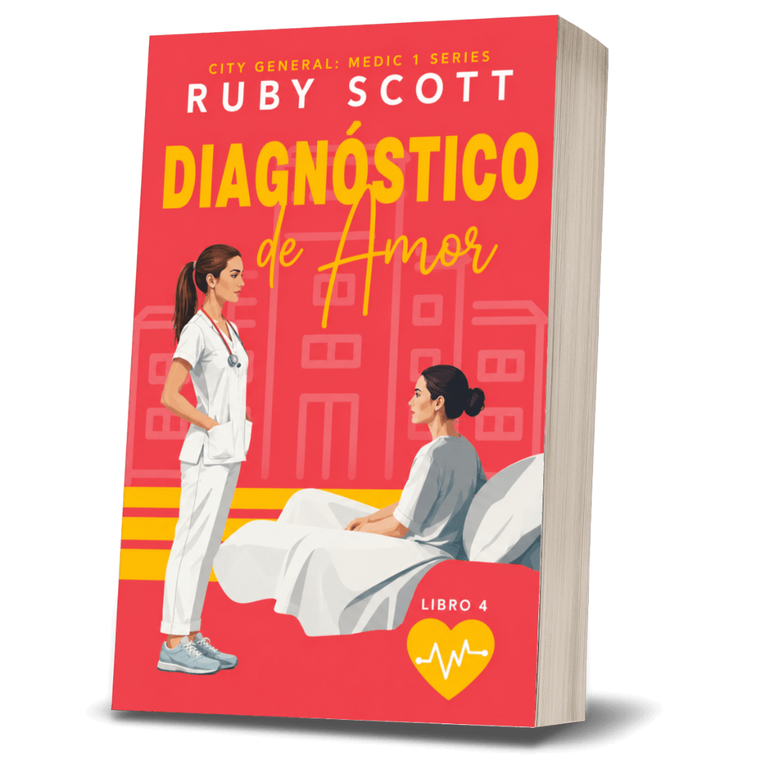 Libro de romance lésbico "Diagnóstico de Amor" de Ruby Scott de la serie City General.
