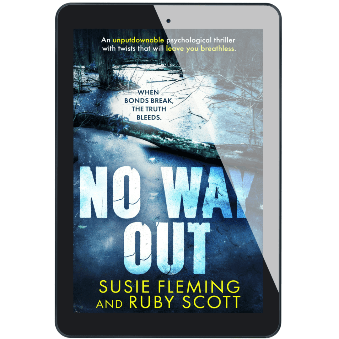 No Way Out by Ruby Scott and Susie Fleming is a gripping psychological thriller and crime novel packed with dark secrets, family betrayal, and chilling suspense. Perfect for fans of twisty thrillers and unputdownable suspense fiction.