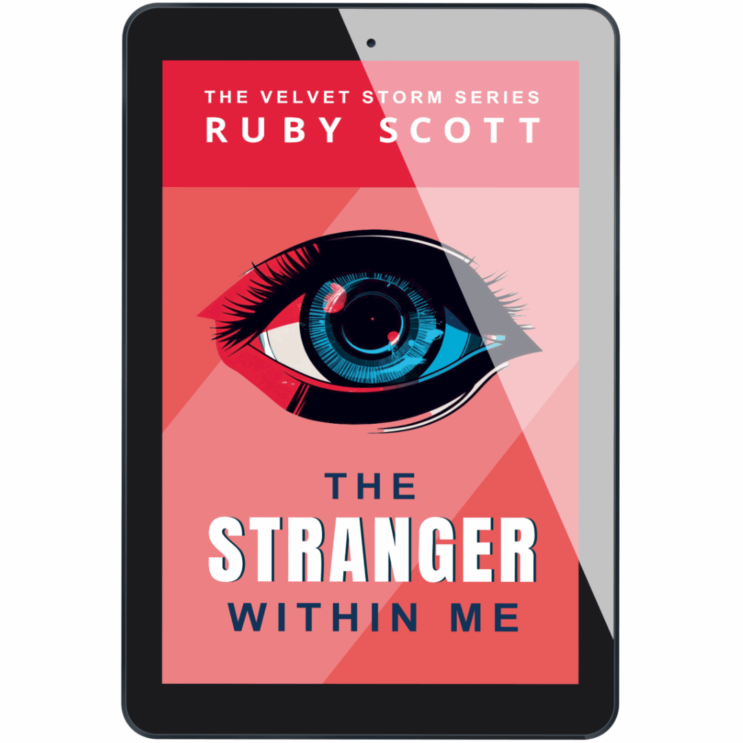 Ebook cover for The Stranger Within Me by Ruby Scott — a bold and suspenseful lesbian romance book that explores identity, desire, and hidden truths. A gripping lesbian love story perfect for fans of mystery-infused lesbian fiction.