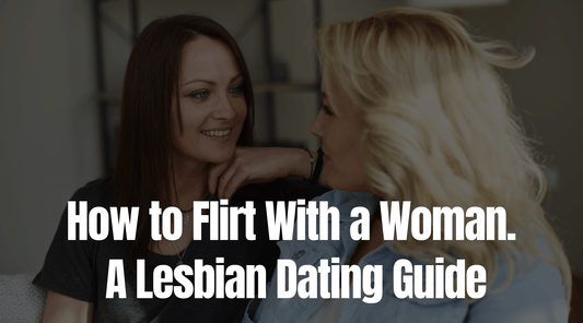 Two women engaging in conversation, illustrating how to flirt with a woman in a lesbian dating context.