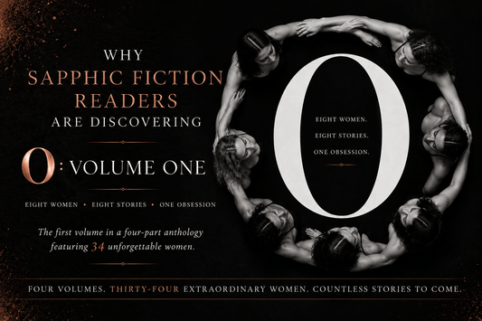 Cover image for O: Volume One, focusing on sapphic fiction with eight women's stories and one obsession.