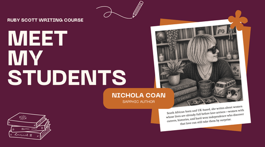 Nichola Coan in a writing course discussing her writing students and their journey as authors.