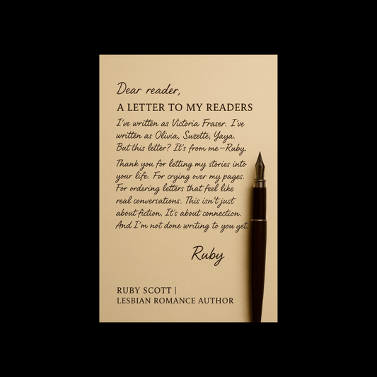 A Letter to My Readers