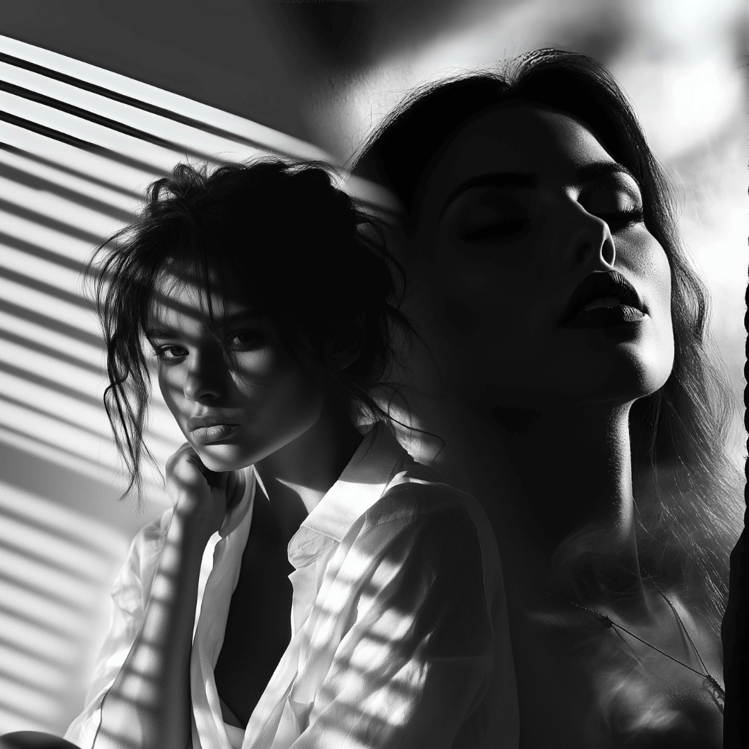 2 beautiful lesbian women, Victoria Fraser and Suzette connor Wakeman, from An Awakening of Desire Series by Ruby Scott, lesbian romance author