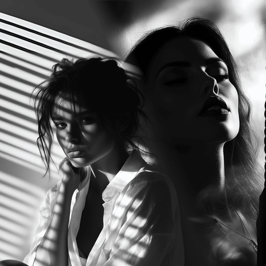 2 beautiful lesbian women, Victoria Fraser and Suzette connor Wakeman, from An Awakening of Desire Series by Ruby Scott, lesbian romance author