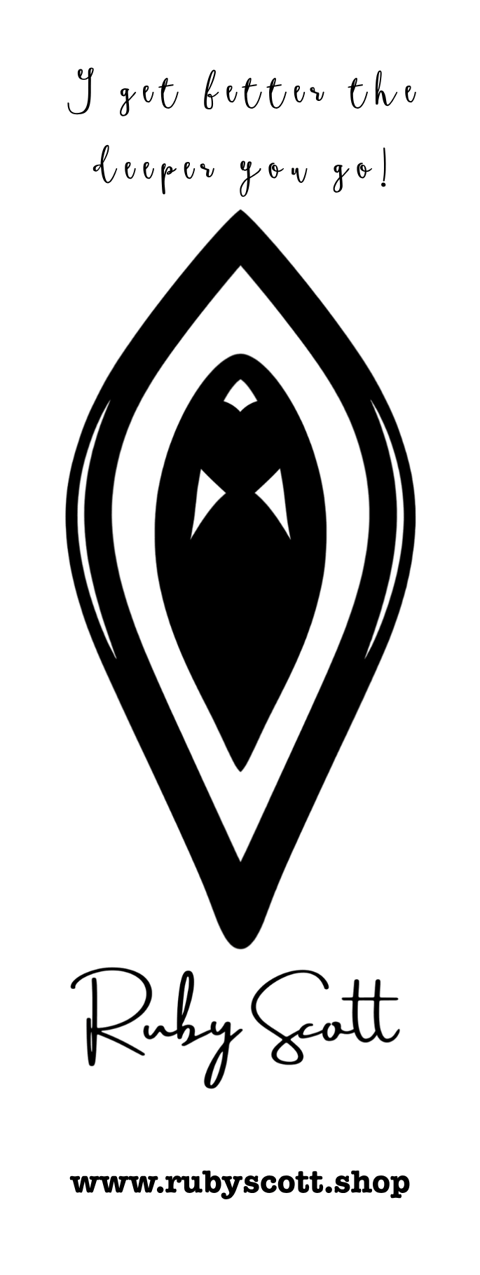 O volume 2 bookmarks with ruby scott logo
