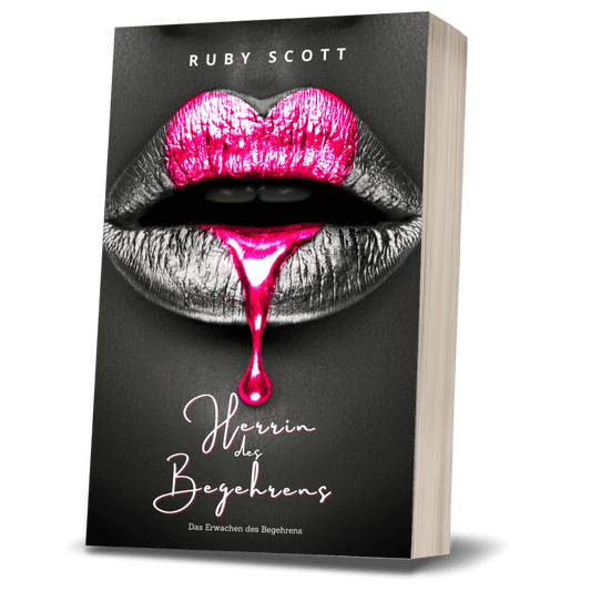 EinL esbischer Liebesroman Herrin des begehrens book cover image featuring the paperback edition of Herrin des begehrens by Ruby Scott, representing a lesbian romance book, lesbian love story, and lesbian fiction by lesbian romance author Ruby Scott and lesbian romance fiction author Ruby Scott.