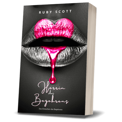 Erotischen lesbischen Romance book cover image featuring the german paperback edition of Herrin des Begehrens by Ruby Scott, representing a lesbian romance book, lesbian love story, and lesbian fiction by lesbian romance author Ruby Scott and lesbian romance fiction author Ruby Scott.
