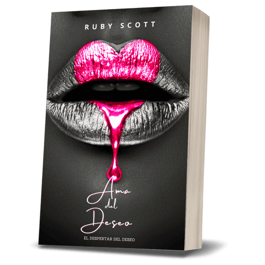 Romance Lésbico Erótico-book cover Ama del Deseo by Ruby Scott, representing a lesbian romance book, lesbian love story, and lesbian fiction by lesbian romance author Ruby Scott and lesbian romance fiction author Ruby Scott.