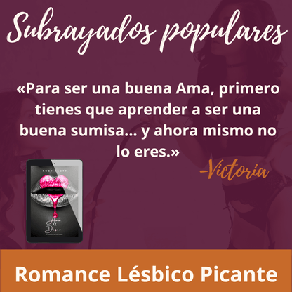 Subrayados populares de 'Ama del Deseo', cita de romance lésbico erótico por Ruby Scott
