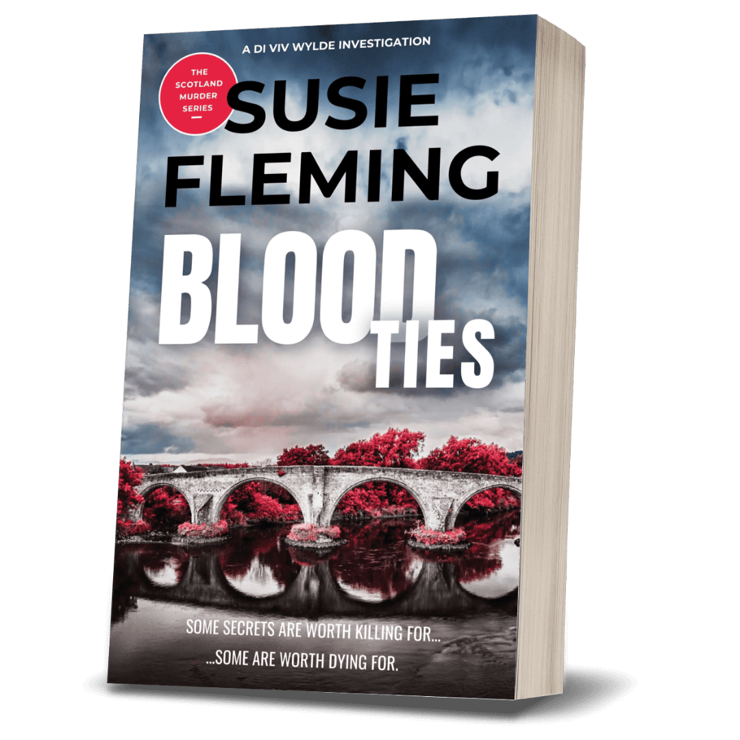 best crime thriller books book cover image featuring the paperback edition of Blood Ties by Ruby Scott, representing a lesbian romance book, lesbian love story, and lesbian fiction by lesbian romance author Ruby Scott and lesbian romance fiction author Ruby Scott.