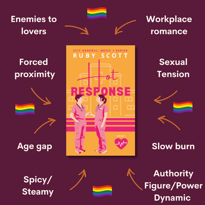 Tropes from City General Medic 1 sapphic medical romance series by Ruby Scott