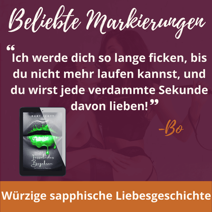 Beliebte Zitate aus Das Erwachen des Begehrens mit Zitat über Hingabe, erotischer lesbischer Liebesroman von Ruby Scott