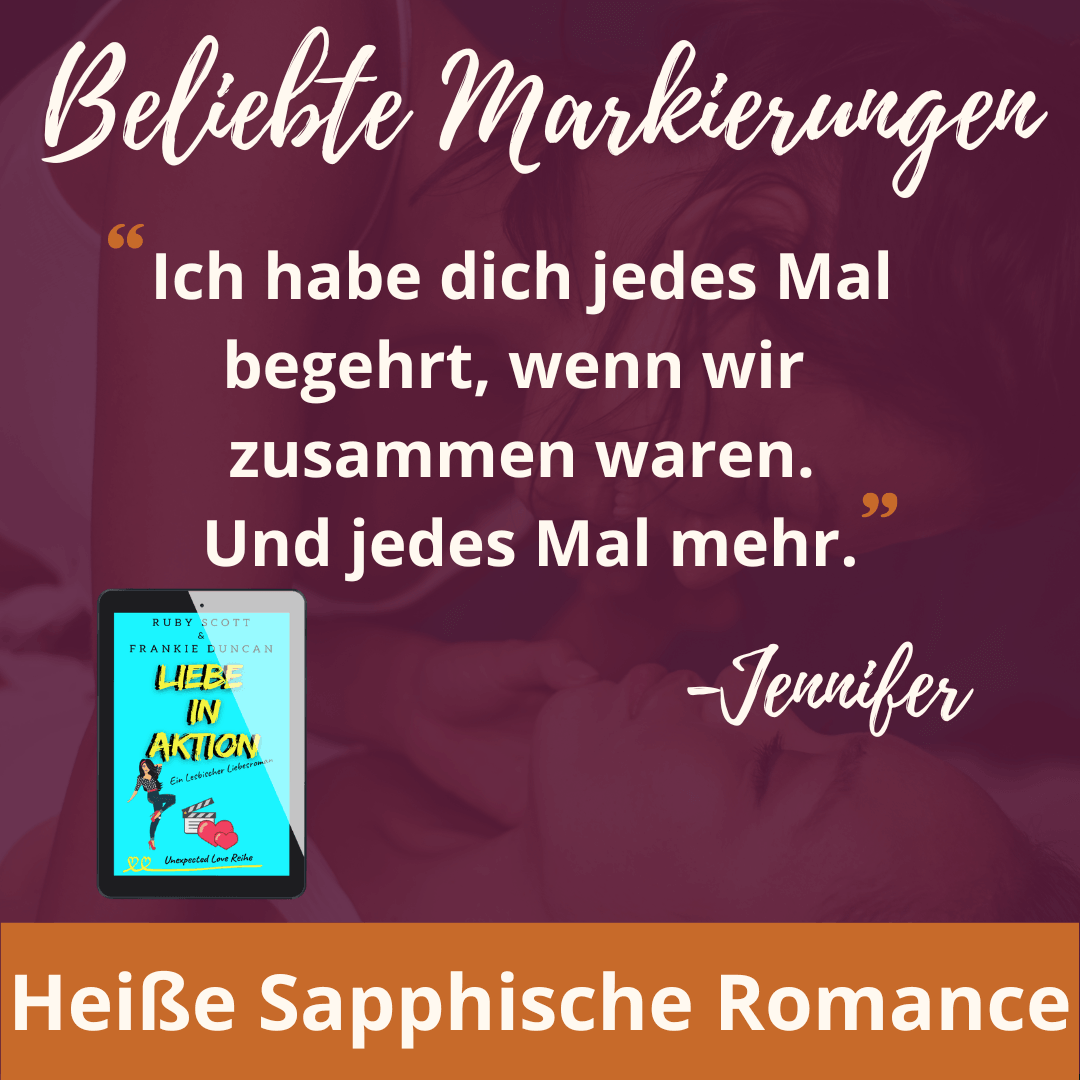 Beliebte Zitate aus dem   Lesbischer Slow-Burn Liebesroman  von Ruby Scott