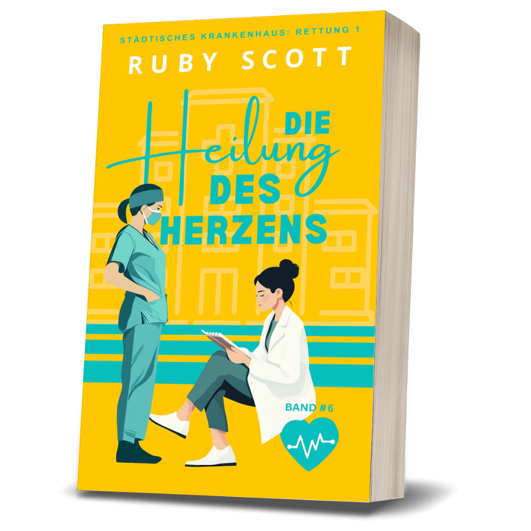 Lesbischer Liebesroman Taschenbuch Cover, deutsche Ausgabe von Ruby Scott Die Heilung des Herzens 