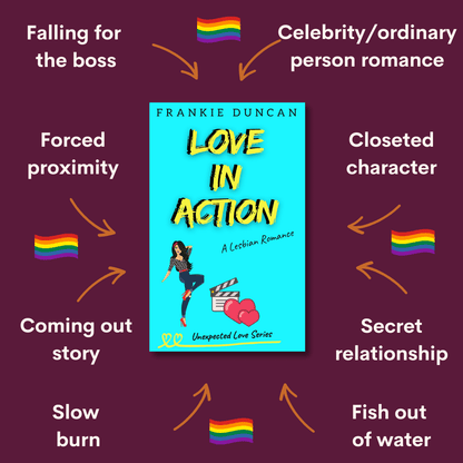 Tropes from Love in Action, contemporary lesbian romance by Frankie Duncan