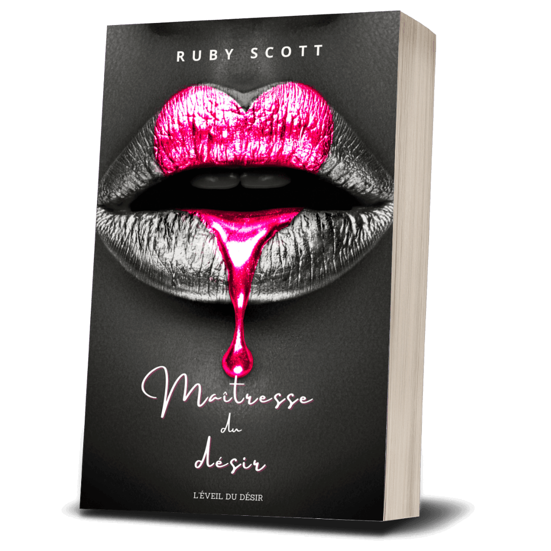 Maîtresse du désir, livre broché sur romance lesbienne, mettant en avant un design érotique.