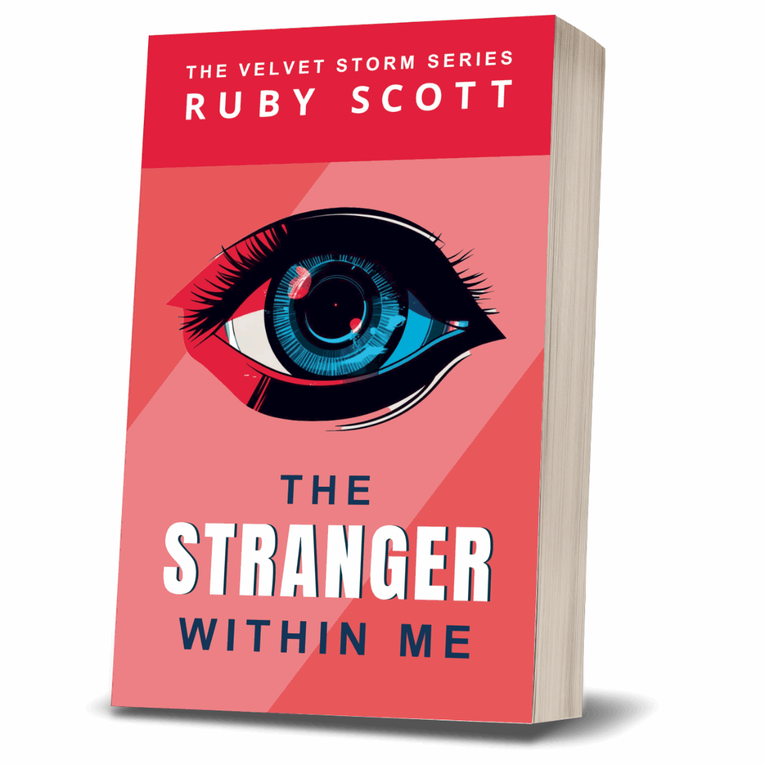 Lesbian romance book "The Stranger Within Me" by bestselling lesbian romance author Ruby Scott is a gripping sapphic thriller and intense lesbian love story packed with suspense and raw emotion—an unforgettable piece of lesbian fiction