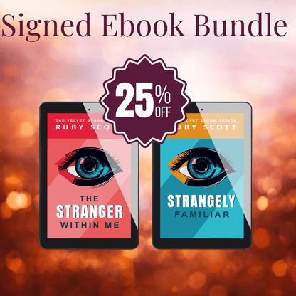 Velvet Storm series signed ebook bundle by Ruby Scott, 25 percent off