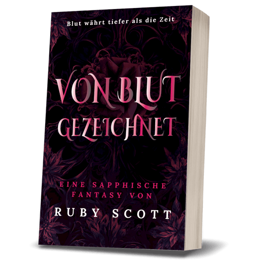 Vom Blut Gezeichnet (Blood Marks) Buchcover, Vampir-Romanze von Ruby Scott