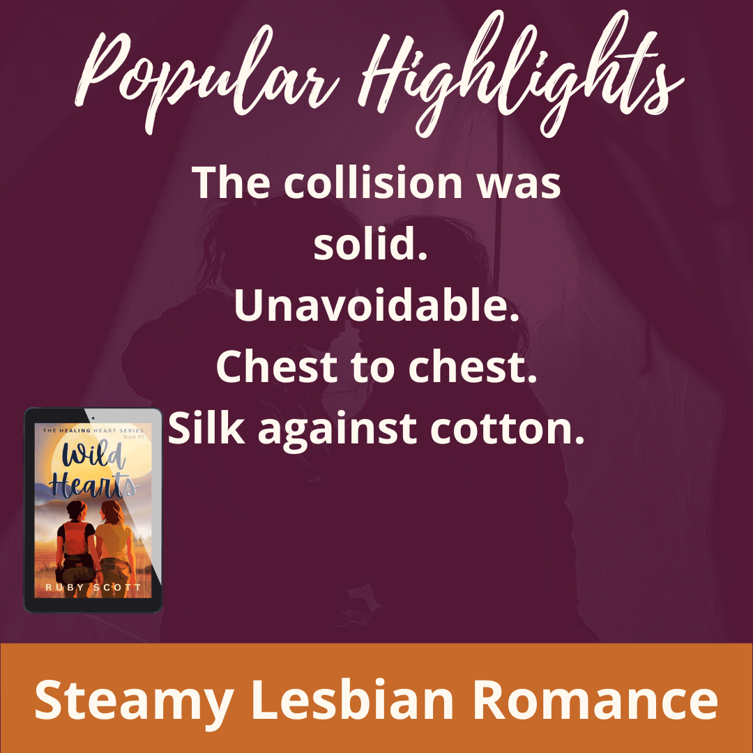 Popular highlight quote from Wild Hearts by Ruby Scott, sapphic ice queen romance